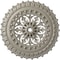 Ekena Millwork Sellek Ceiling Medallion (Fits Canopies up to 1 1/8"), 18 1/2"OD x 7/8"ID x 1 1/2"P, Pearl White CM18SKPWS - alternate 1